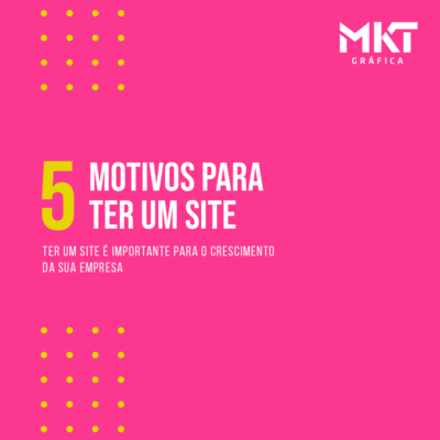 5 motivos para ter um site
